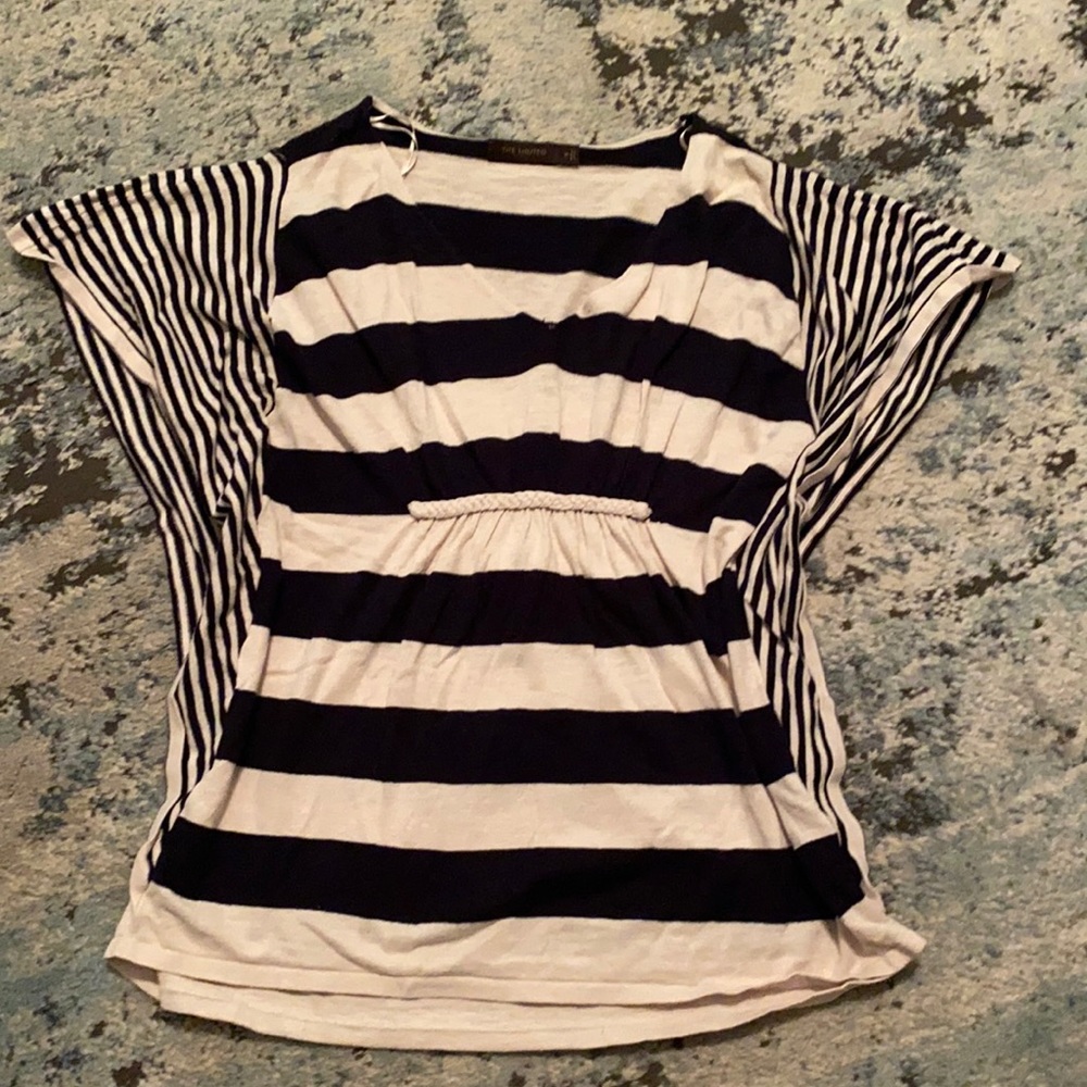 Top with wing sleeves